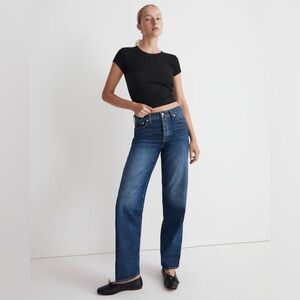 Madewell Low-Slung Straight Jeans